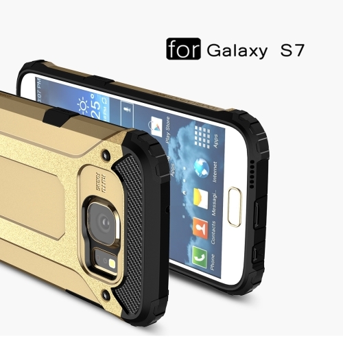 Samsung Galaxy S7 Shock Proof Hoesje Goudkleurig