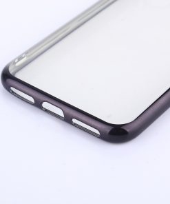 iPhone X Transparant Bumper Hoesje Zwart
