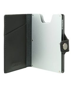 Valenta Card Case Wallet Black Silver-91582