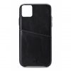 Senza Pure Leather Cover with Card Slot Apple iPhone 11 Deep Black-0