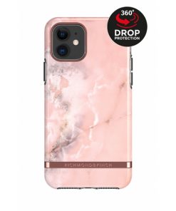 Richmond & Finch Freedom Series Apple iPhone 11 Pink Marble/Rose Gold-0