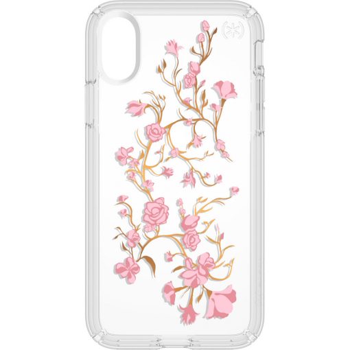 Speck Presidio Clear + Print Apple iPhone X/XS GoldenBlossoms Pink/Clear-149254