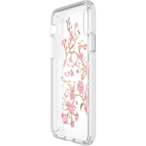 Speck Presidio Clear + Print Apple iPhone X/XS GoldenBlossoms Pink/Clear-149257