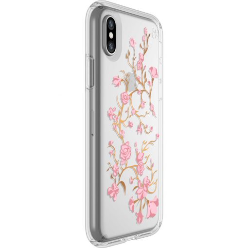 Speck Presidio Clear + Print Apple iPhone X/XS GoldenBlossoms Pink/Clear-149248