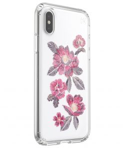 Speck Presidio Clear + Print Apple iPhone X/XS Embroideredfloral Fuchsia/Clear-149237