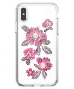 Speck Presidio Clear + Print Apple iPhone X/XS Embroideredfloral Fuchsia/Clear-149242